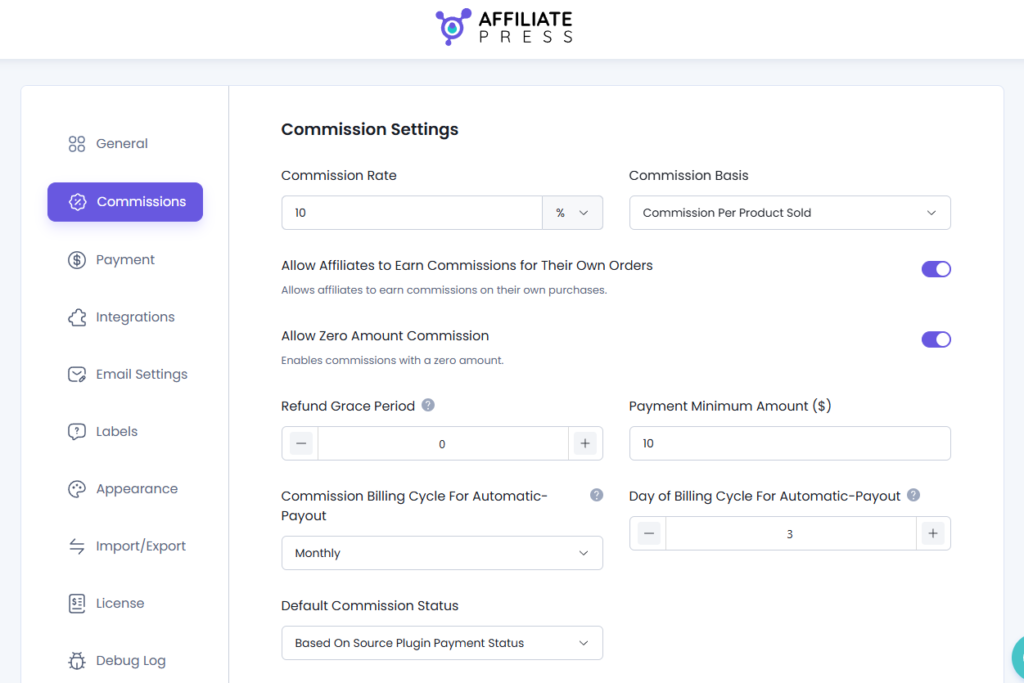 set up an affiliate program on WordPress