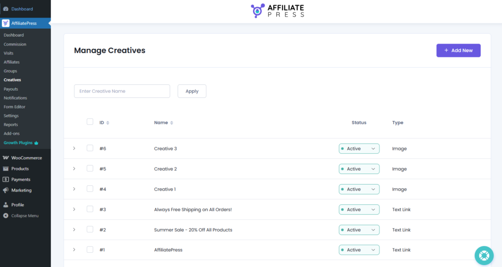 set up an affiliate program on WordPress
