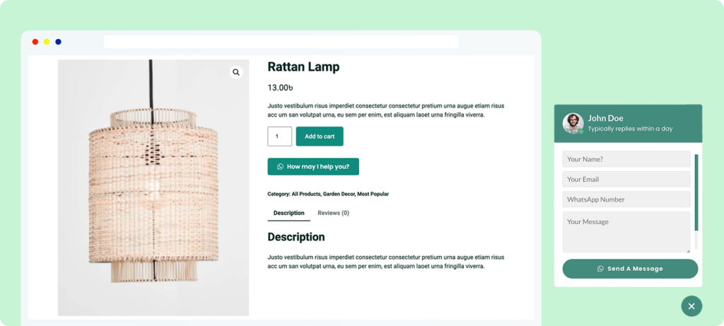 Chat Help – WhatsApp Chat for WooCommerce (Free & Pro)