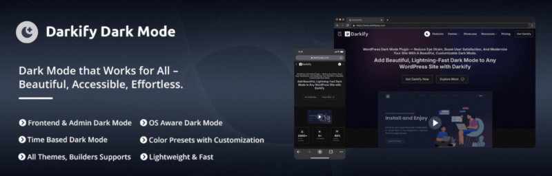 Darkify – Dark Mode Plugin