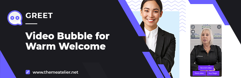 Greet Bubble – Video Welcome Plugin