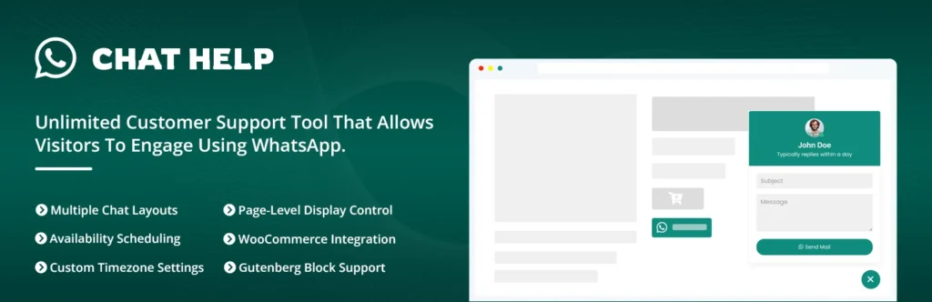 Chat Help – WhatsApp Chat Plugin