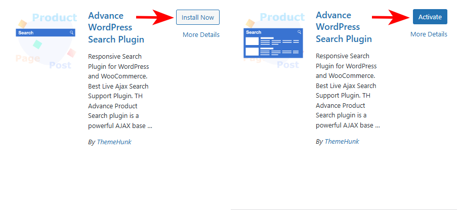 Install and Activate the plugin
