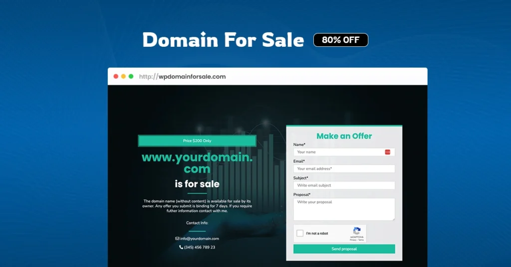 Domain For Sale Black Friday Deal