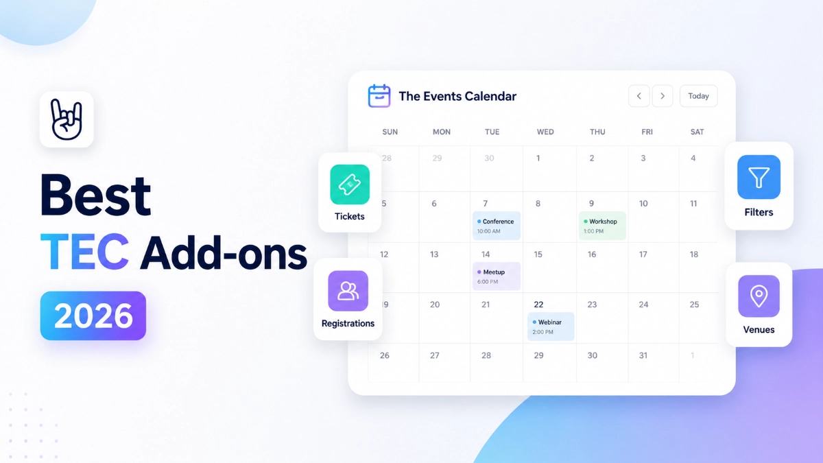 best The Events Calendar add-ons