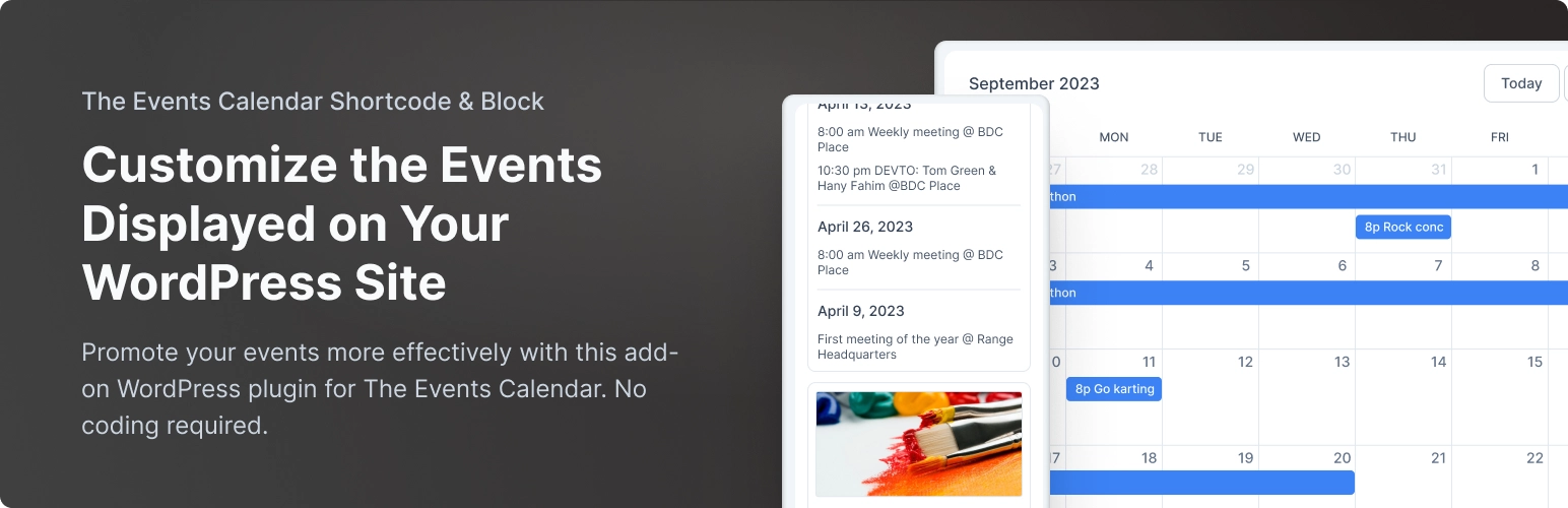 The Events Calendar Shortcode & Block – Best Simple Shortcode Alternative