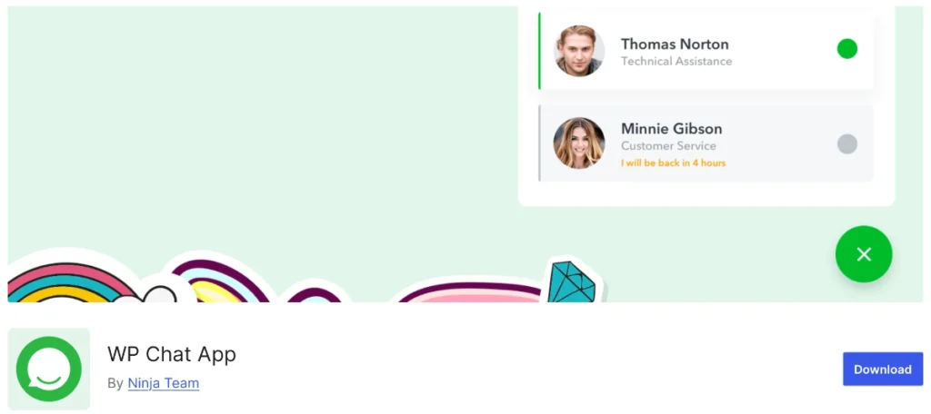 WP Chat App (Ninja Team)