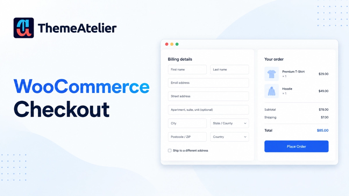 customize woocommerce checkout page