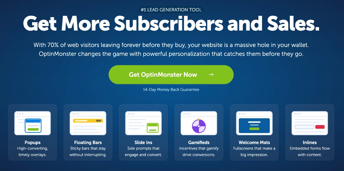 OptinMonster: Best for Advanced Lead Generation