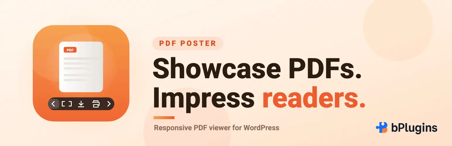 PDF Poster: a viewer built specifically for PDFs