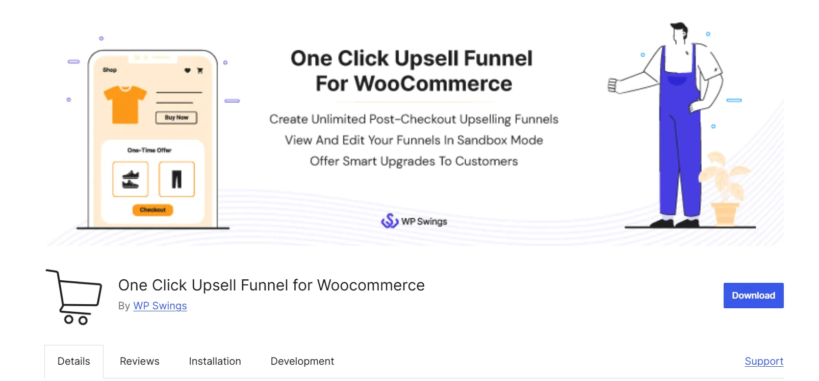 upsell funnel for wp swings